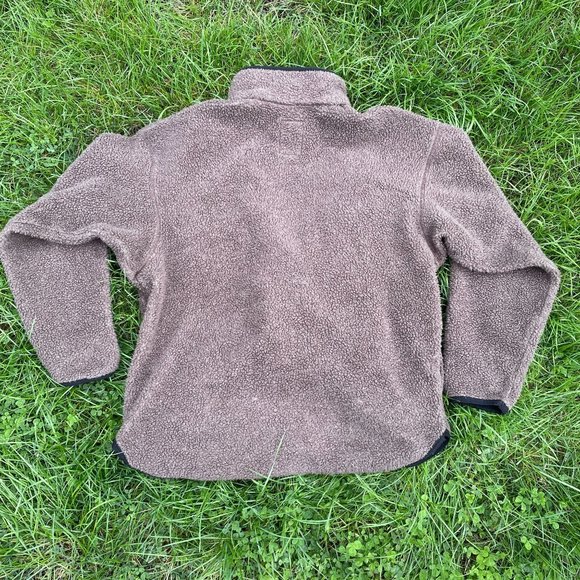 SOLD — Vintage 90s Nike ACG Fleece Sweatshirt Half Zip Brown - Picture 4 of 4